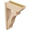 Ekena Millwork 8-in W x 22-in D x 34-in H Balboa Slat Rough Cedar Woodgrain TimberThane Outlooker, Primed Tan OUTUR080X22X34BOA24RCPR - alternate 2